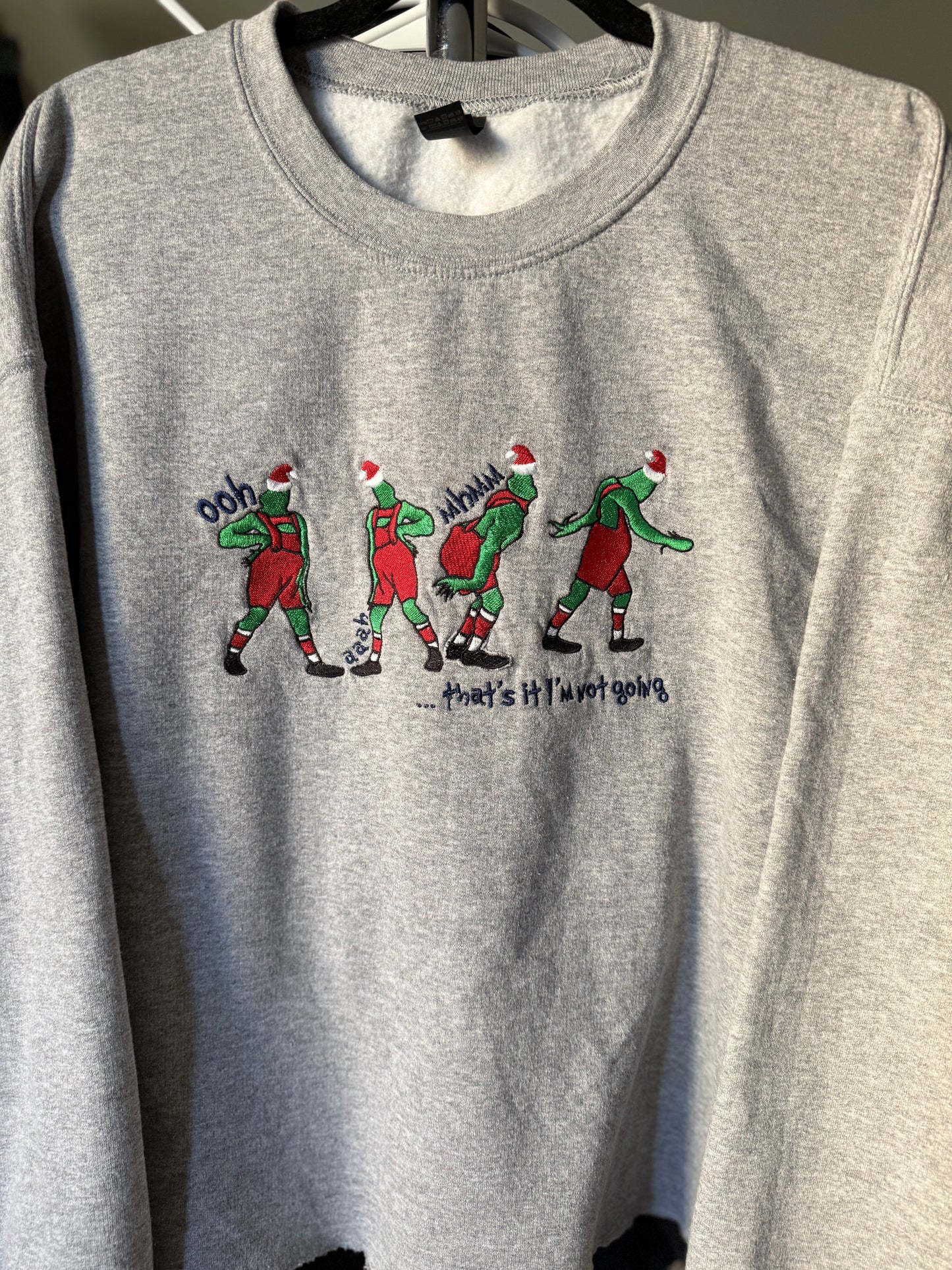 "That's it I'm not going" π